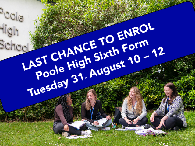 Image of Last Chance to Enrol into our successful Sixth Form